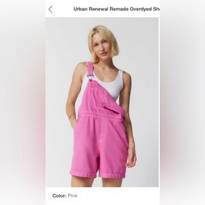 Urban Outfitters: Cutest Pink Short Overall🩷✨